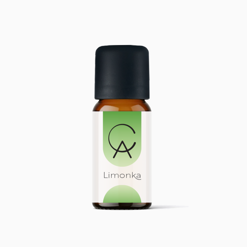 Organiczny olejek eteryczny limonkowy 10ml CANANGA – naturalny olejek z limonki, orzeźwiający aromat, aromaterapia, pielęgnacja skóry