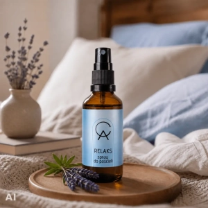 RELAKS – aromaterapeutyczny spray do pościeli z olejków eterycznych, 50 ml