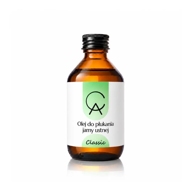 Olej do płukania ust CLASSIC z olejkami eterycznymi – mocno odświeżający, 150 ml