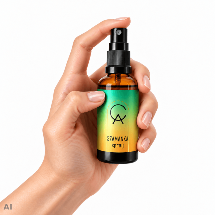 SZAMANKA - aromaterapeutyczny spray do przestrzeni, 50 ml