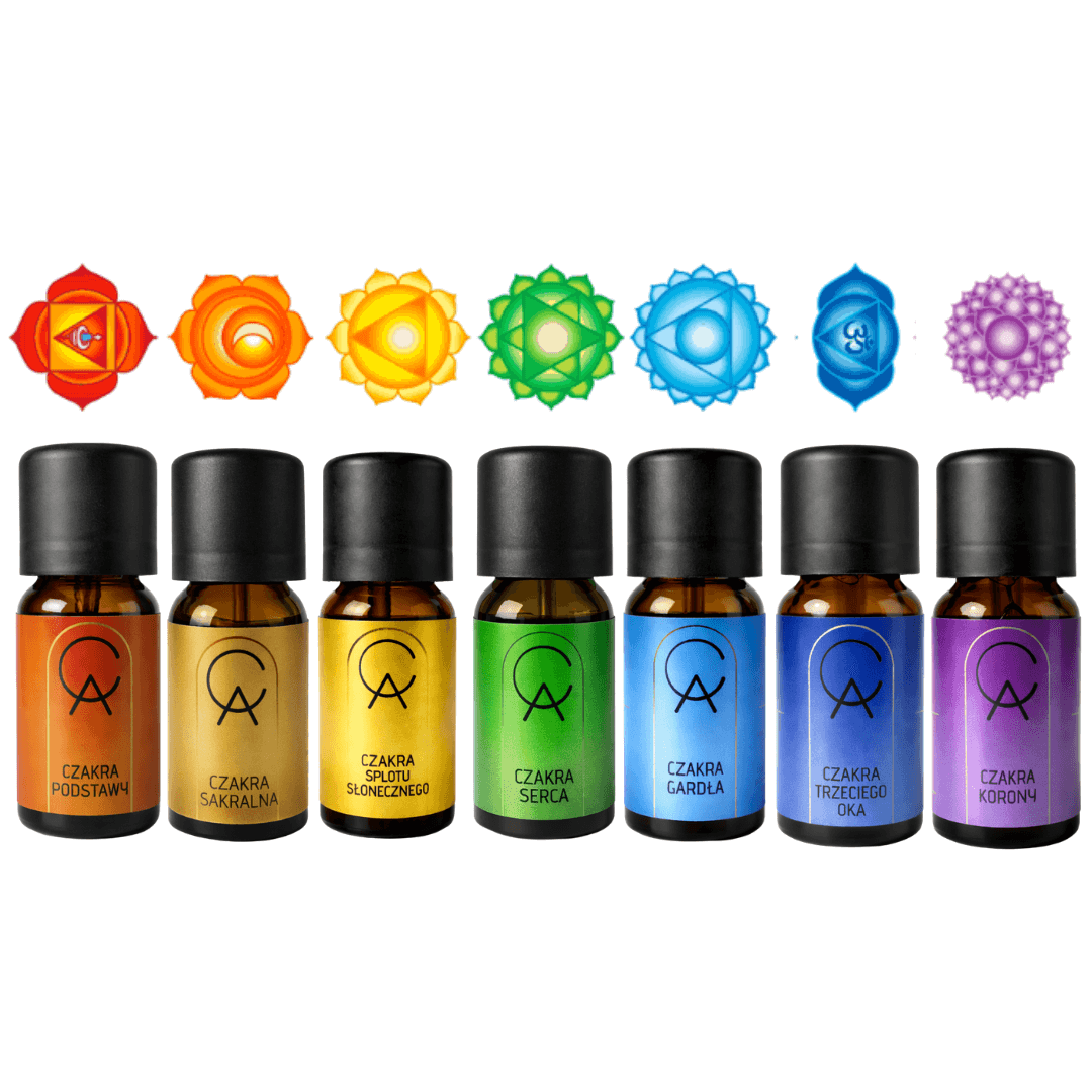7 CZAKR Zestaw Olejków Eterycznych do Medytacji 7 x 5 ml (6 + 1 GRATIS)